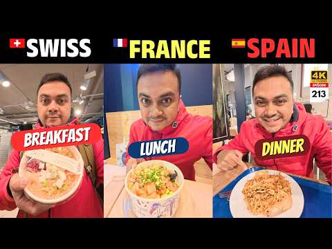 EP 213 Breakfast in Switzerlad, Lunch in France & Dinner in Spain | 1 Day, 3 Countries & 2000 Kms
