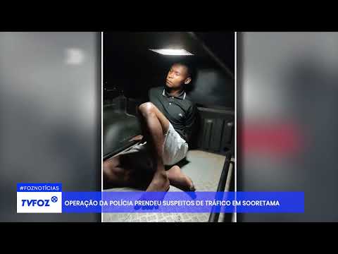 Operação da polícia prendeu suspeitos de tráfico em Sooretama