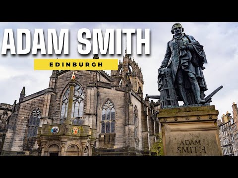 Statue of Adam Smith, Scottish economist and political philosopher,  Royal Mile, Edinburgh