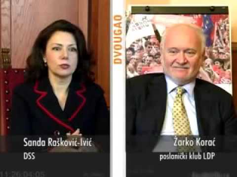 DVOUGAO 254 Sanda Rašković Ivić -  Žarko Korać (jan. 2013)