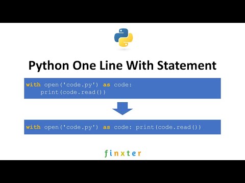 Python One Line With Statement