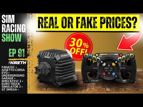 Fanatec Price DROPS, Assetto Corsa EVO Track Leaks! (Sim Racing Show EP 91)
