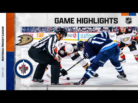 Ducks @ Jets 10/21/21 | NHL Highlights
