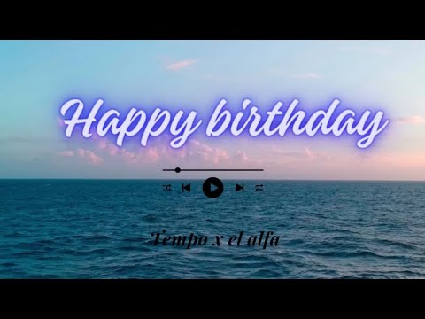 Happy birthday “TEMPO X EL ALFA”