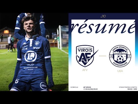 Summary of AF Virois - US Alençon 61: A winning derby for our Virois. (2-0) 🔥