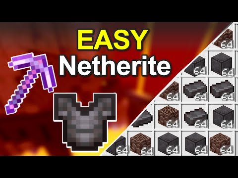 REAL Best Way to Get Netherite in Minecraft 1.21