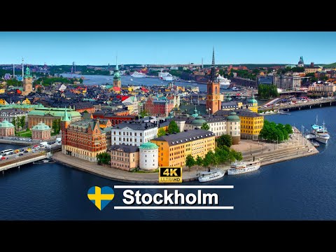 Stockholm Virtual Tour 2022 4k, Sweden