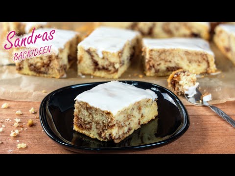 Zimtschneckenkuchen ohne Stress – himmlisch weich & in 10 Minuten vorbereitet!