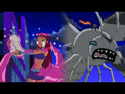 Teen Titans vs Silkie and Killer Moth - Teen Titans "Can I Keep Him?"
