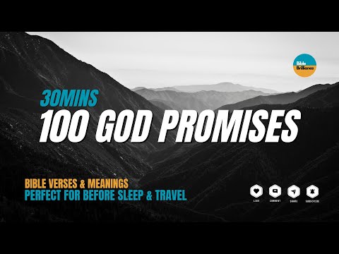 "100 Bible Promises | Perfect for Sleep, Travel, and Meditation"| Bible Brilliance