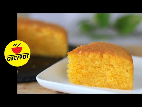 Eggless Custard Cake | Easy Cake Recipe No Butter No Milk