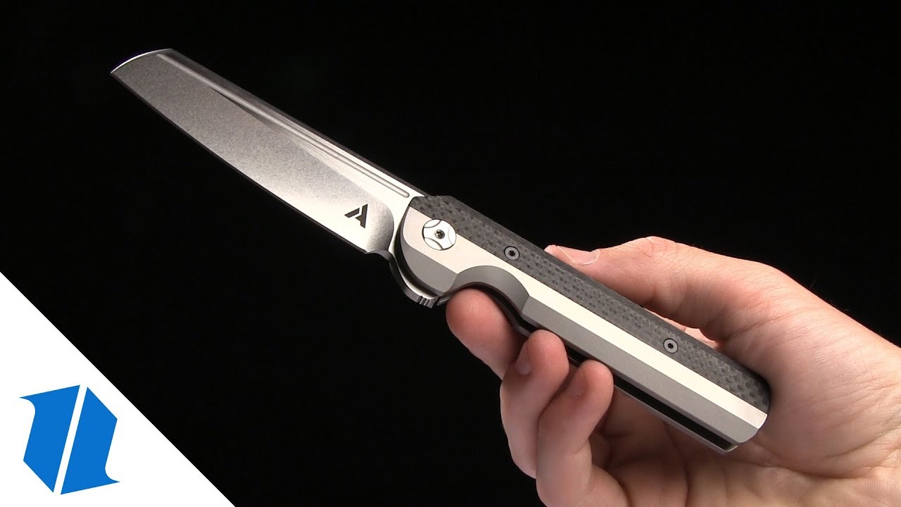 Arcform Slimfoot Frame Lock Knife Titanium (3.5" Stonewash) TuffKnives