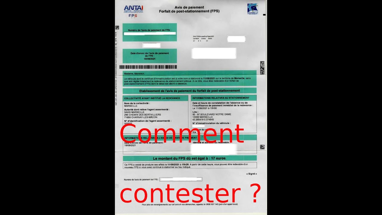 Comment contester un PV de stationnement 