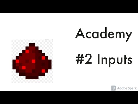 Redstone Academy #2 Input basics