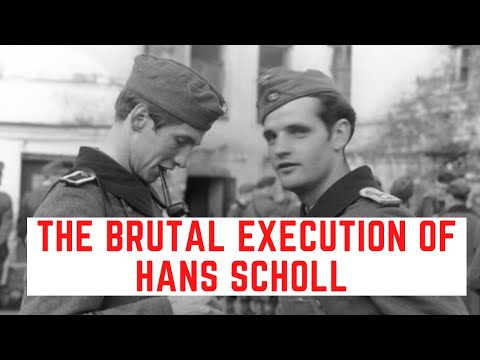 The BRUTAL Execution Of Hans Scholl - The White Rose