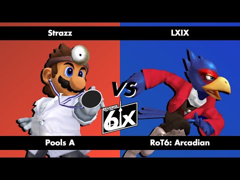 ROT6 Arcadian Pools A - Strazz (Dr. Mario) vs LXIX (Falco) Melee Singles