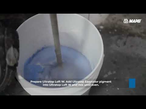 Ultratop Loft Tutorial- For decorative floors and walls