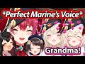 FuwaMoco Perfectly Imitates Marine S Voice And Everyone Loses It Hololive