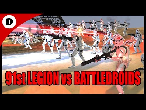 91st RECONNAISANCE LEGION vs BATTLEDROIDS ~ Star Wars Mod Tournament (DAY 5)