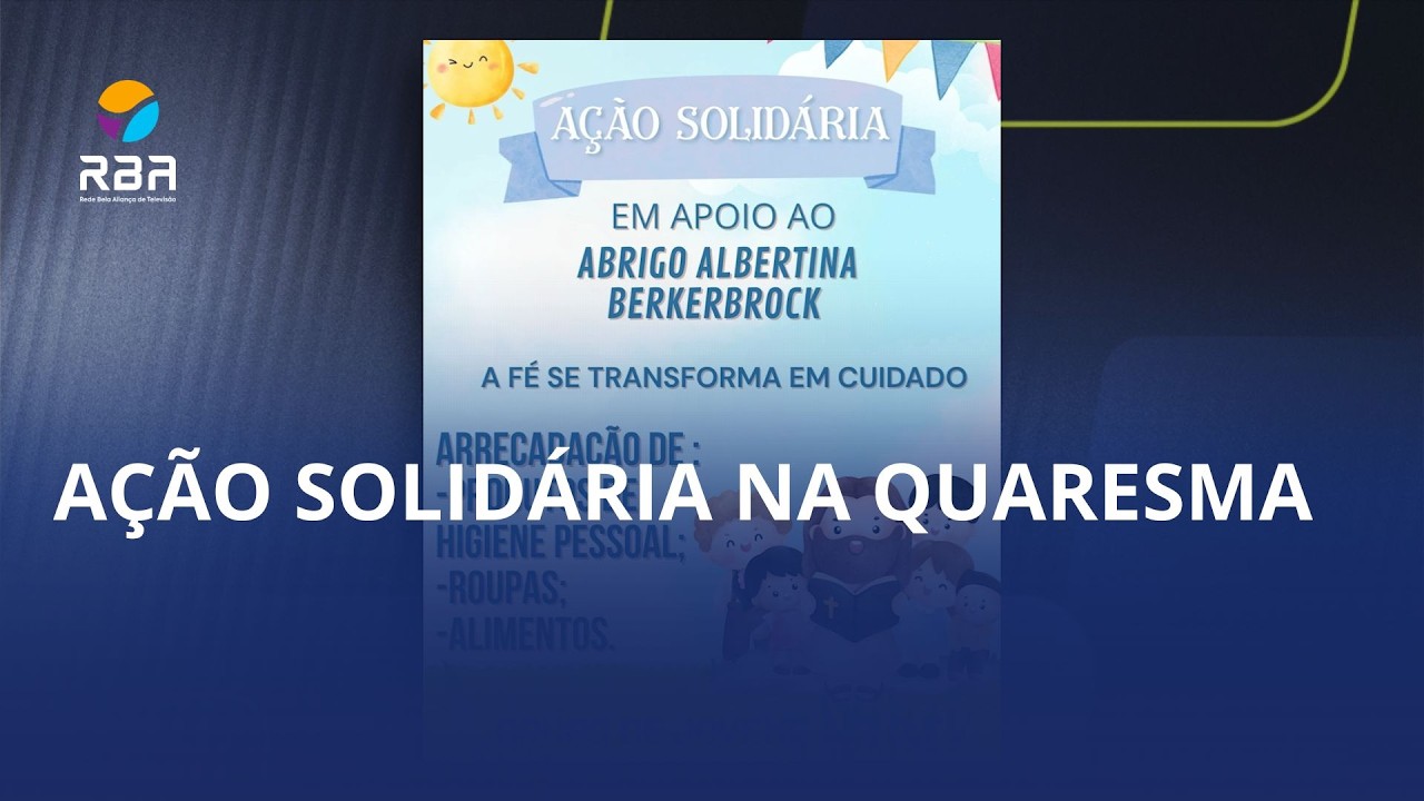 Ação solidária na Quaresma