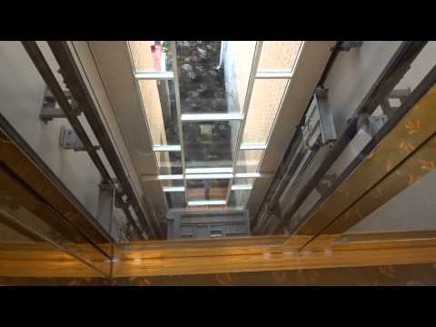 AMAZING! 1991 SEMAG Roped Hydraulic Scenic Elevator/Lift@Naantali Spa Hotel, Naantali, Finland