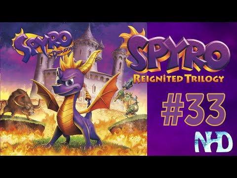 Let's Play Spyro the Dragon, Reignited (pt33) Gnorc Cove (100% Level Complete)