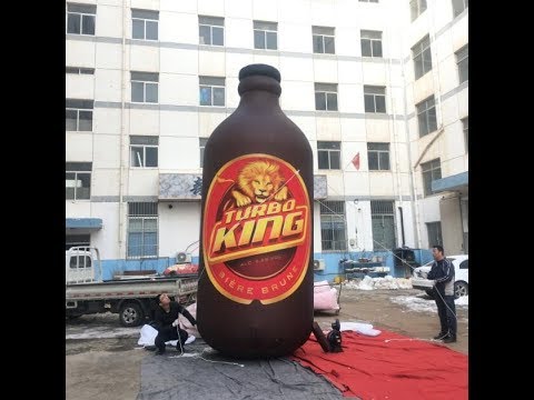 5m High inflatable Wine bottle