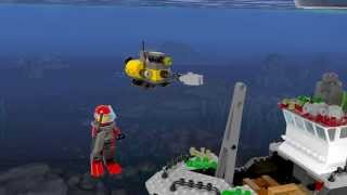 LEGO City Корабль исследователей морских глубин (60095) - відео 6