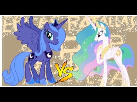 LUNA VS CELESTIA- PARODIAS DE RAP DE LA MOLLEJA - SEASON 5- PARODIA.