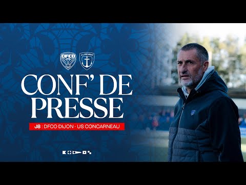J8 I Conférence de Presse Dijon FCO - US Concarneau