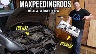 BMW Metal valve cover upgrade - E90 N52 engine gasket replacement - Maxpeedingrod performance parts