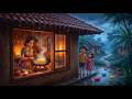 Cozy Rainy Morning ASMR ️ Indian Village Aloo Puri Cooking Relaxing No Talking