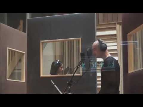 Alizée y Guillaume Aldebert durante la grabación de Mon Petit Doigt m'a Dit 08/05/13.