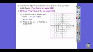 Dilations - Module 16.1 (Integrated Math 2)