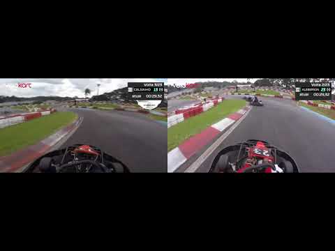 Velokart 1ª etapa - Comparativo 1° vs 6°