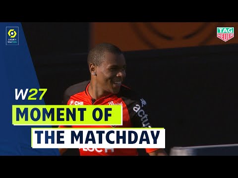 Laurienté scored his first Ligue 1 Uber Eats goal to hoist Lorient out of the bottom three!