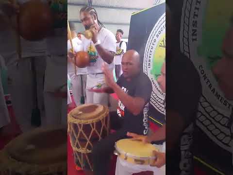 #@mestre pirulito botando para quebrar no atabaque na #cidade de Serrolândia Bahia