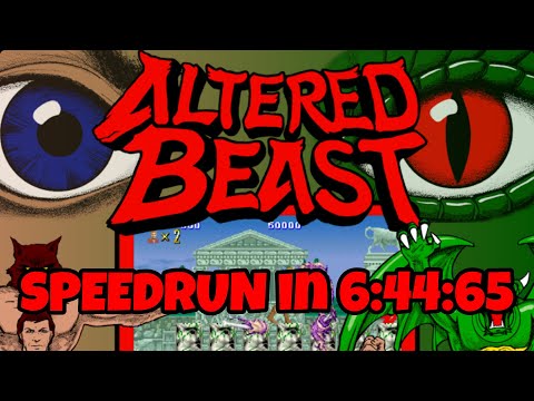 Altered Beast Co-Op Speed Run 6:44:65