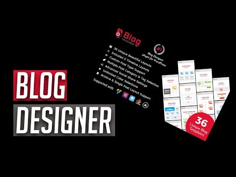 WordPress Blog Designer Plugin - Review - Tutorial [GER/HD]