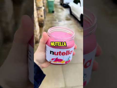 CRAZIEST Nutella Hack😱🍫 #foodfacts