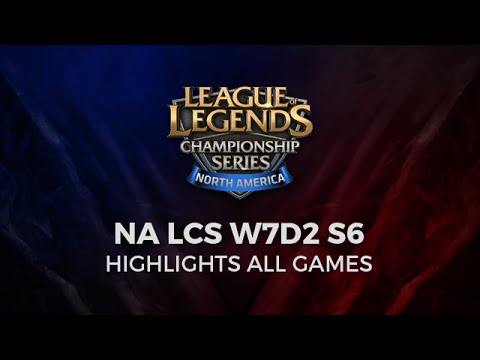 NA LCS W7D2 Highlights from All Games Week 7 Day 2 Season 6 Spring 2016