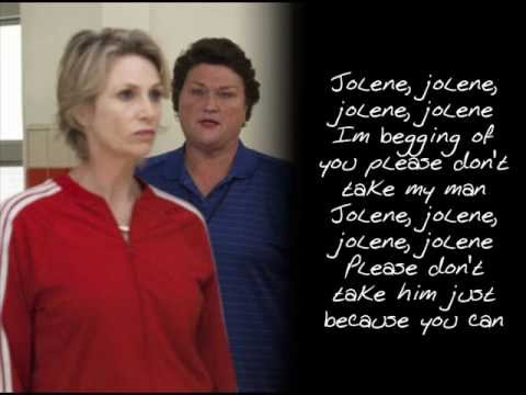 Glee - Jolene (With Lyrics)