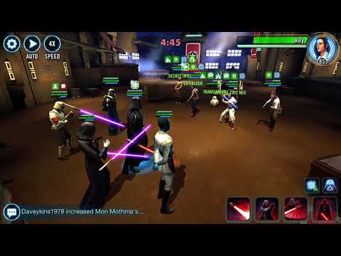SWGOH GL Counter: Vader beats GL Rey + Resistance