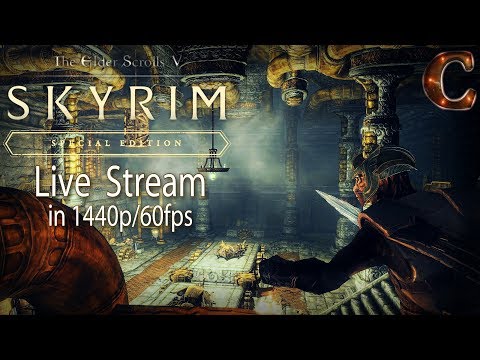 Skyrim Special Edition Stream, 1440p/60fps: Last Three Streams with Za'urabi Part 136 Lvl 75