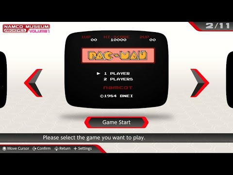 NAMCO MUSEUM ARCHIVES Vol 1: Pac-Man on the Nintendo Switch