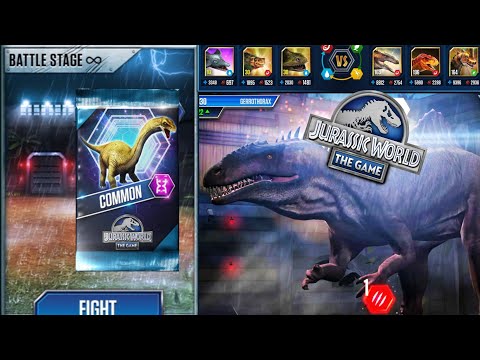 Facing A Level 169 Brunette ! | Battle Stage Infinite Jurassic World The Game Ep 24