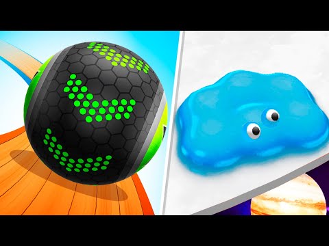 Going Balls vs Blobsbuster - Plasma Blob Run 3D Games