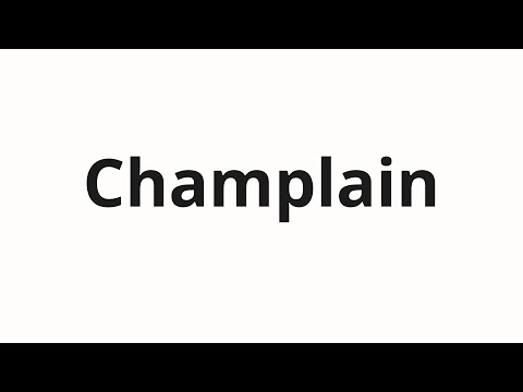 How to pronounce Champlain