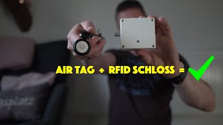 Apple AirTag als Schlüssel für unsichtbares, elektrisches IKEA RFID Schloss an Möbeln - deutsch