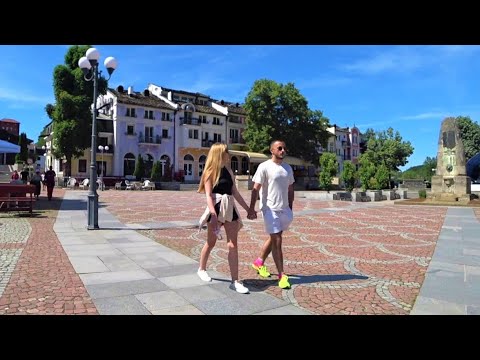 Walking in Lovech Bulgaria - Summer City Centre Walk - Ловеч България